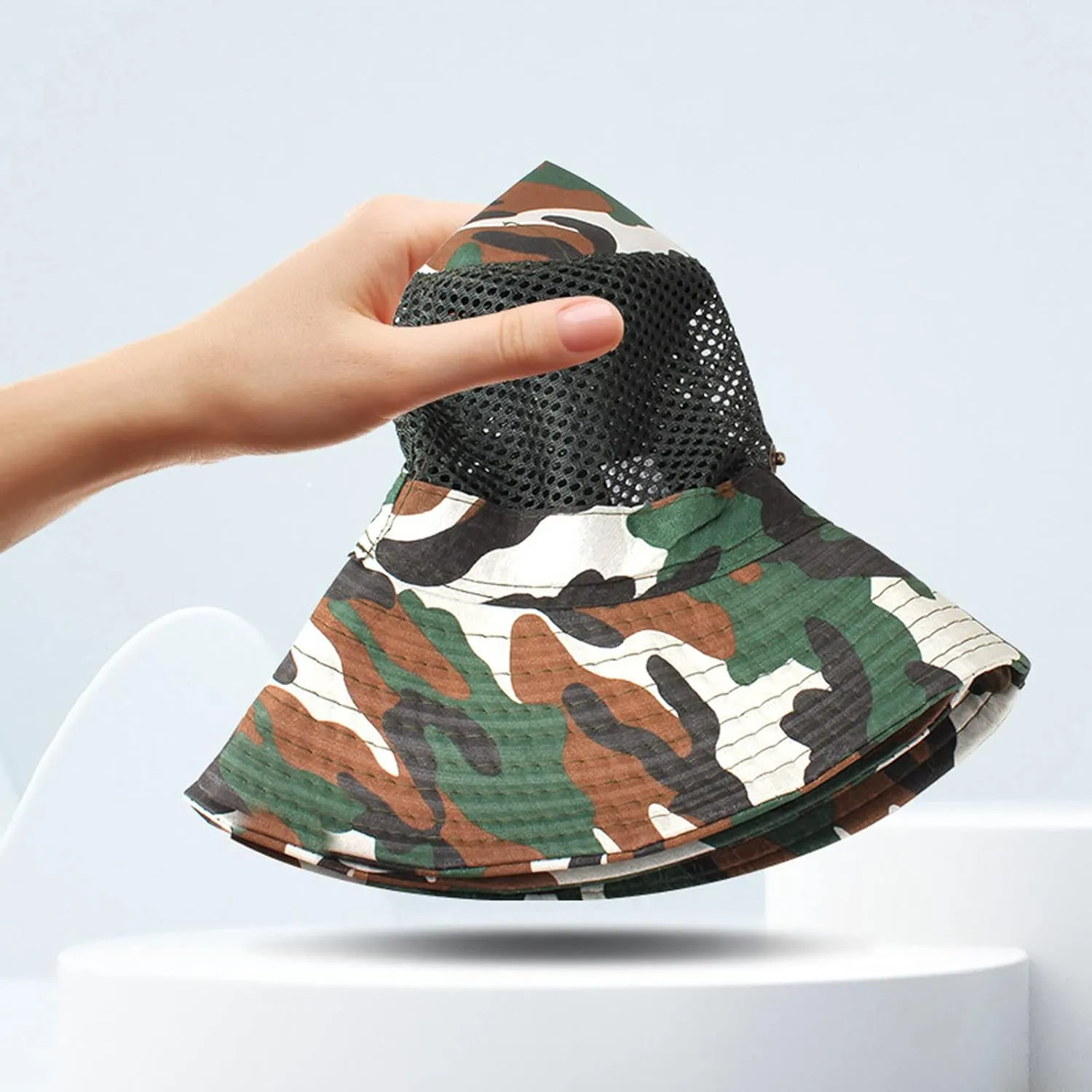 Fishing Cap, UPF50  Wide Brim Sun Hat for Men Women, UV Protection Hiking Beach Bucket Hats Summer Safari Hat