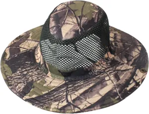 Fishing Hat UPF 50  Wide Brim Sun Hat for Men, Adjustable Bucket Caps with UV Protection for Hiking Safaring