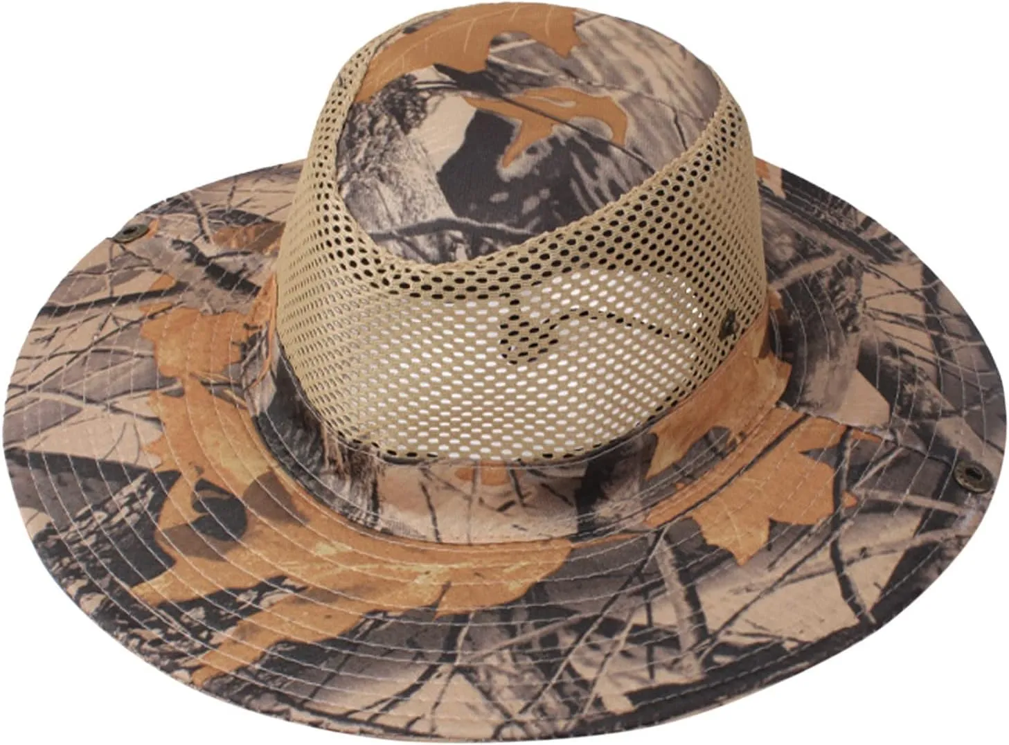 Fishing Hat UPF 50  Wide Brim Sun Hat for Men, Adjustable Bucket Caps with UV Protection for Hiking Safaring