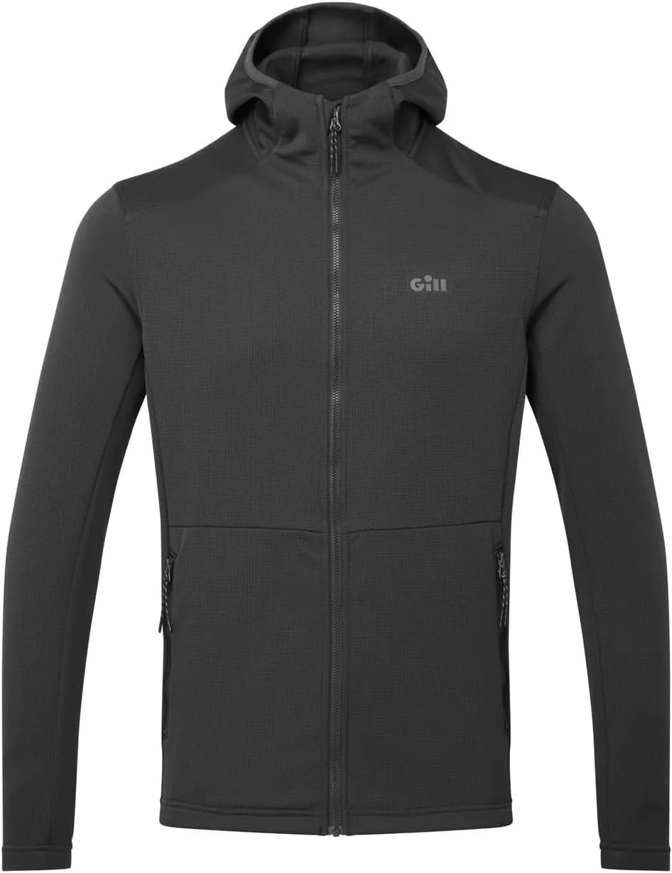Gill Mens Quest Full Zip Hoodie - Thermal, Breathable & Moisture Wicking