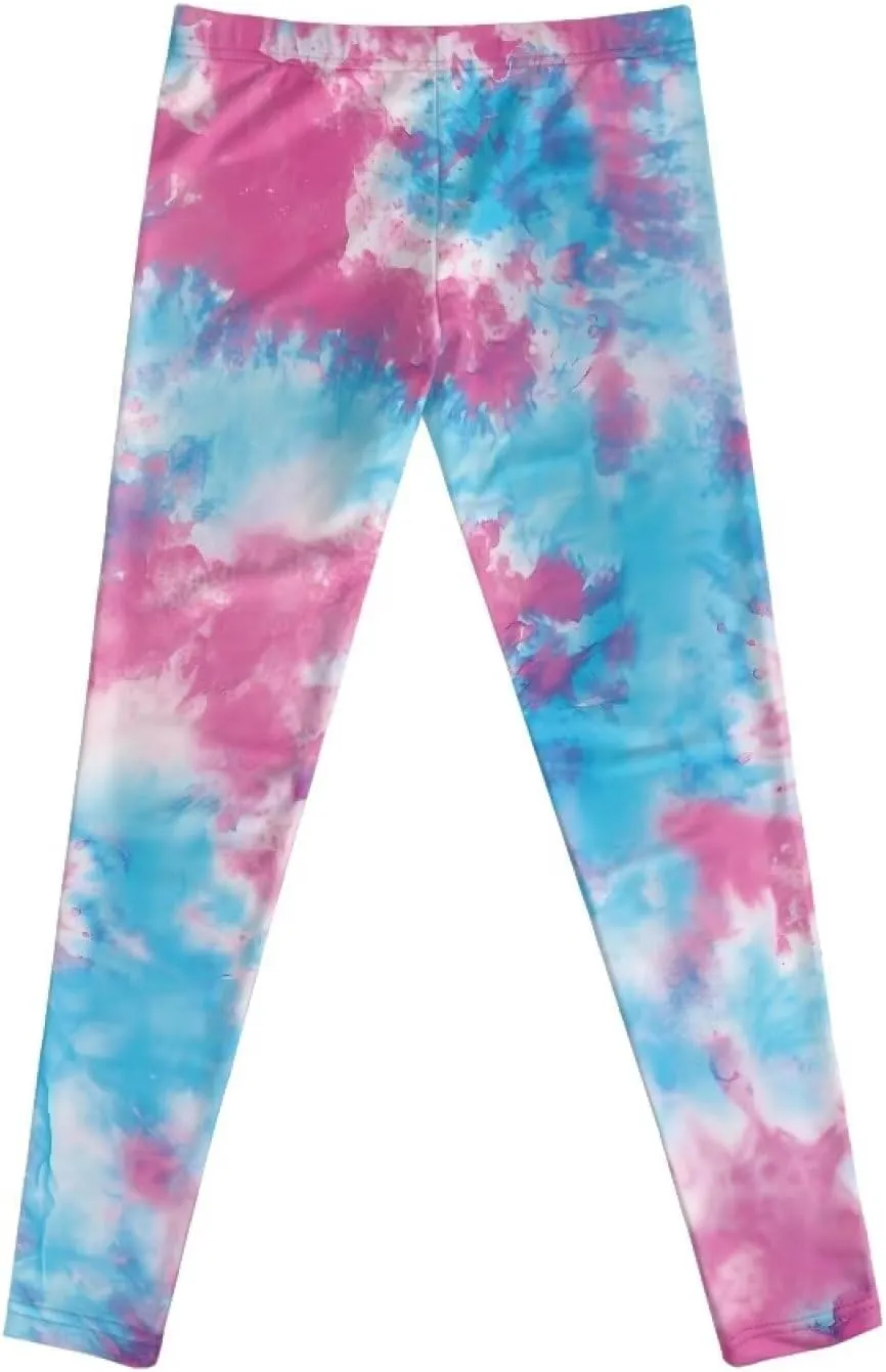 Girls Leggings Full Length Activewear Leggings Stretch Tummy Control Yoga Pants Girls and Toddlers' Leggings