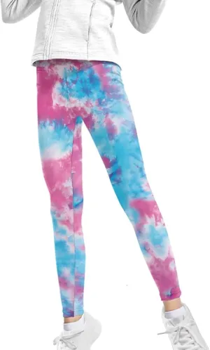 Girls Leggings Full Length Activewear Leggings Stretch Tummy Control Yoga Pants Girls and Toddlers' Leggings