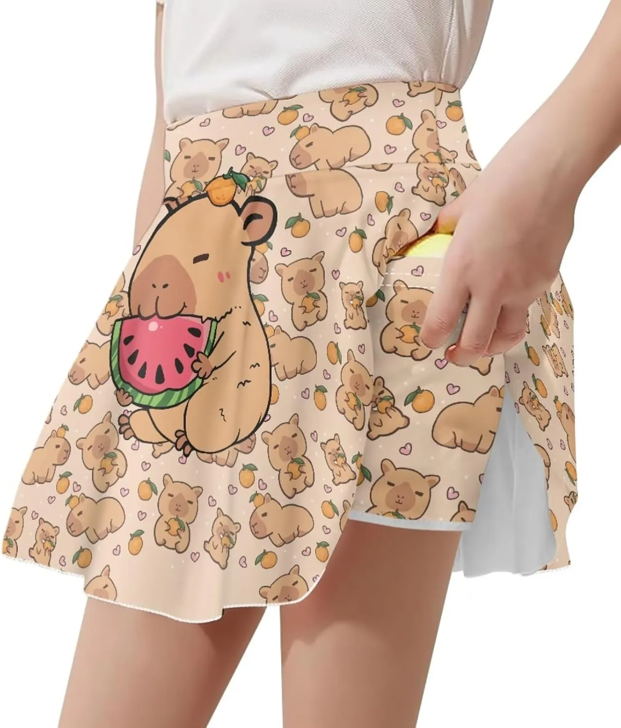Girls Skirts with Shorts Athletic Tennis Skorts UPF50  Quickly Dry Activewear for Teens Kids Performance Tennis