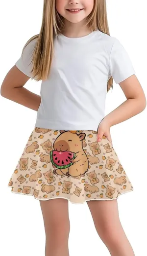 Girls Skirts with Shorts Athletic Tennis Skorts UPF50  Quickly Dry Activewear for Teens Kids Performance Tennis