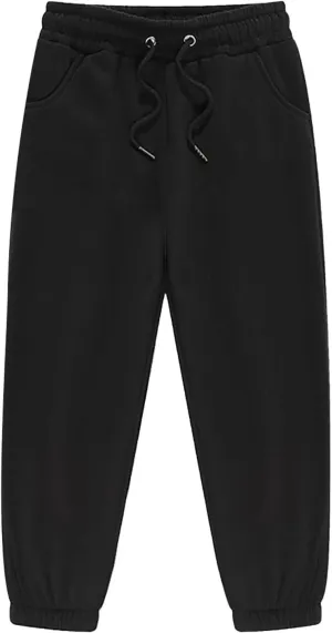 Girls' Sweatpants - Performance Jogger Pants Stretch Waist Sweatpants Casual Pants Sweatpants with Pockets 2-13 Years