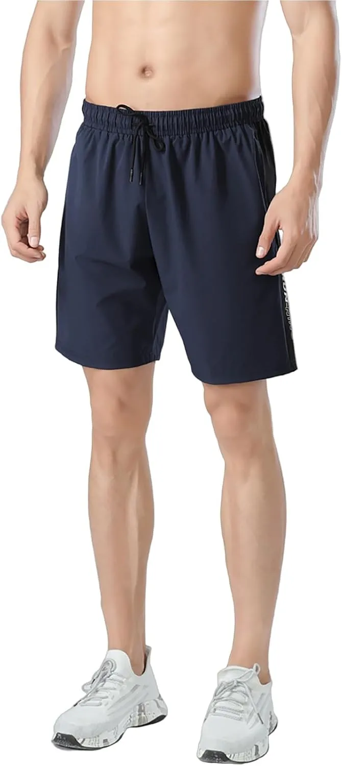 Gym Shorts Men Loose-Fit Quick Dry Lightweight Running Workout Athletic Casual Shorts with Pockets