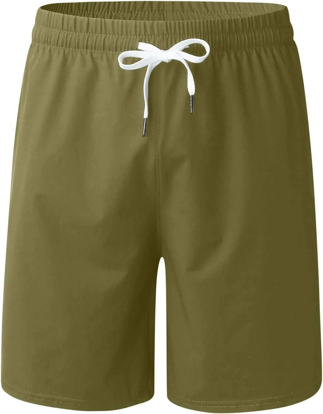 Gym Shorts Men, Men's Running Athletic Shorts 7" Workout Lightweight Elastic Waist Quick Dry Basketball Shorts with Pocket