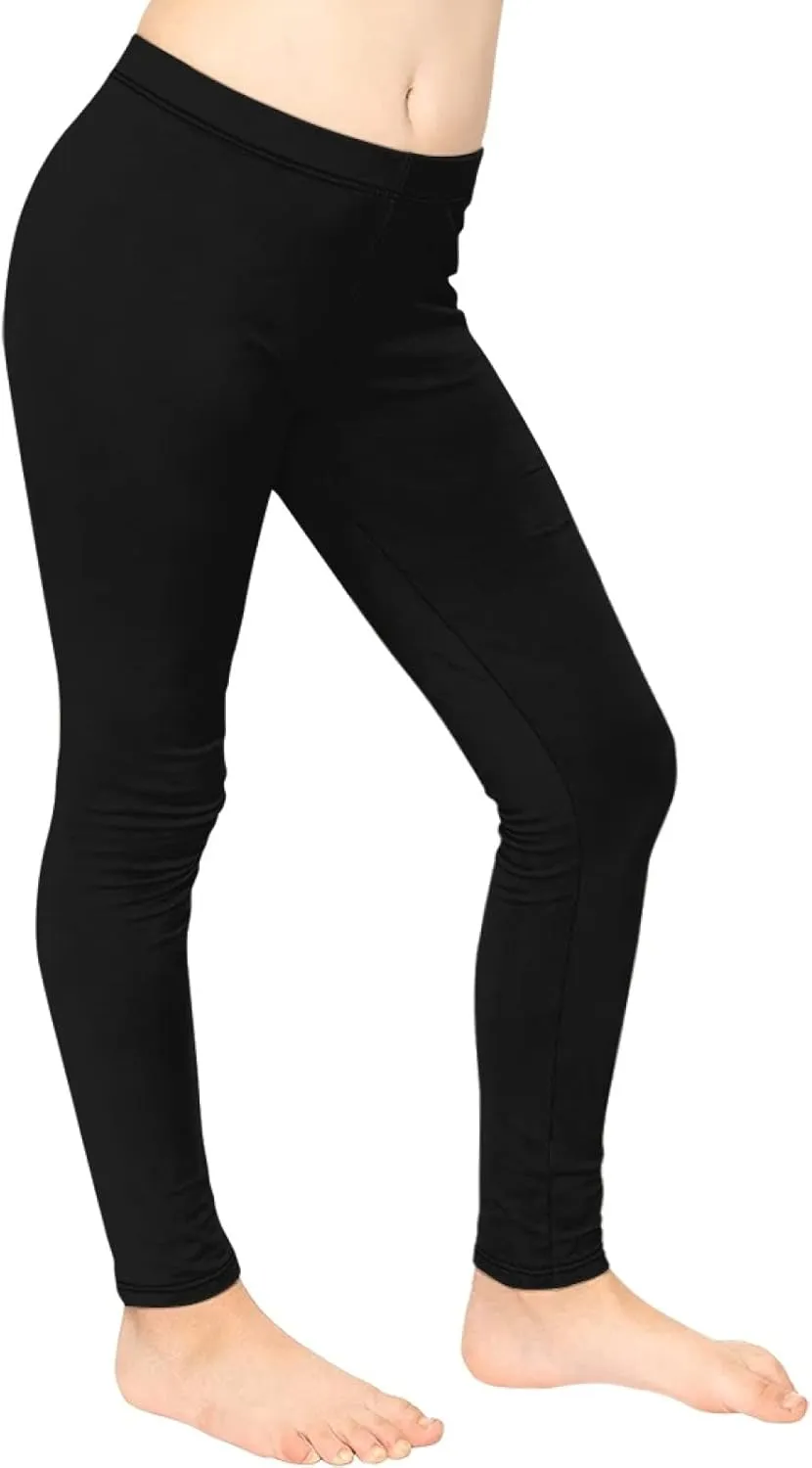 Horeset Music Note-Cat Print Girls Leggings for Kids 4-13 Year Breathable Soft Yoga Pants High Waist Sport Leggings