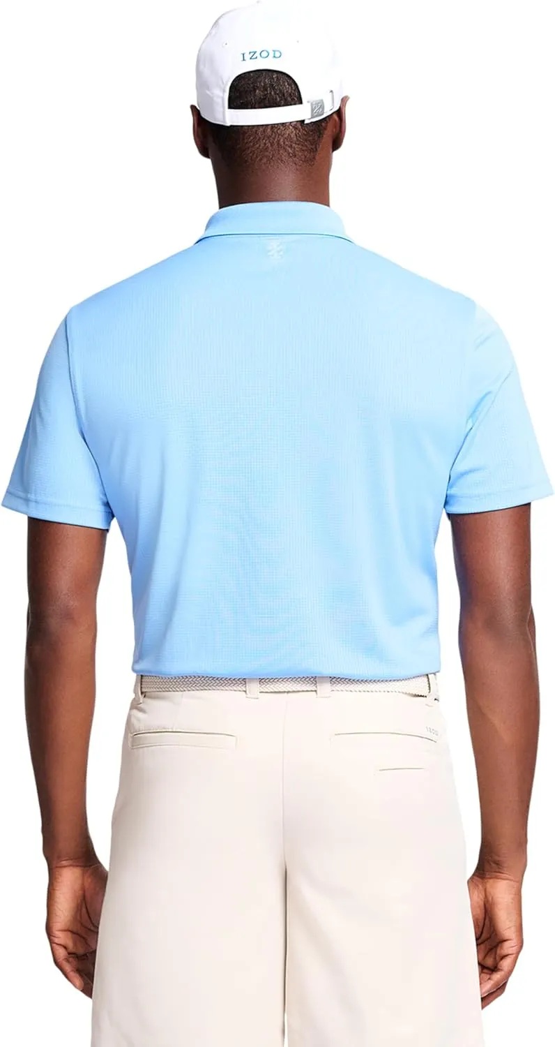 IZOD Men's Performance Golf Grid Polo