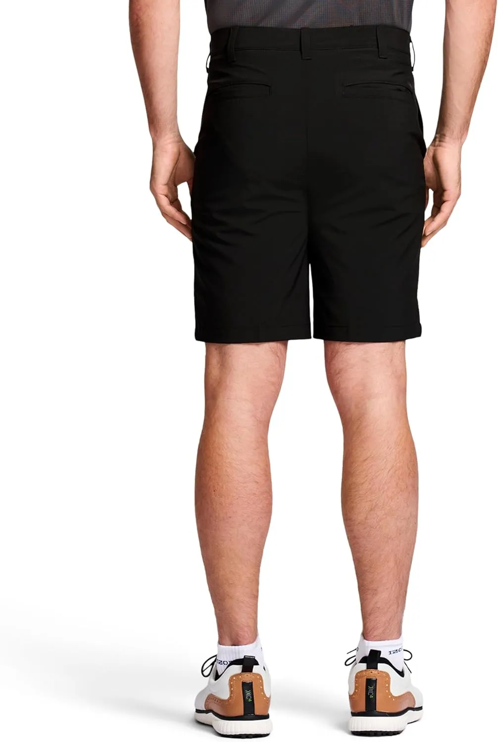 IZOD Men's Swingflex Straight-fit Stretch Golf Shorts, 9.5-inch Inseam