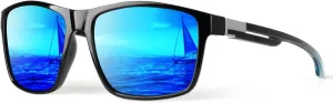 KALIYADI Polarized Sunglasses for Men and Women, Mens Sun Glasses with UV Protection for Driving Fishing Golf (3 Packs)