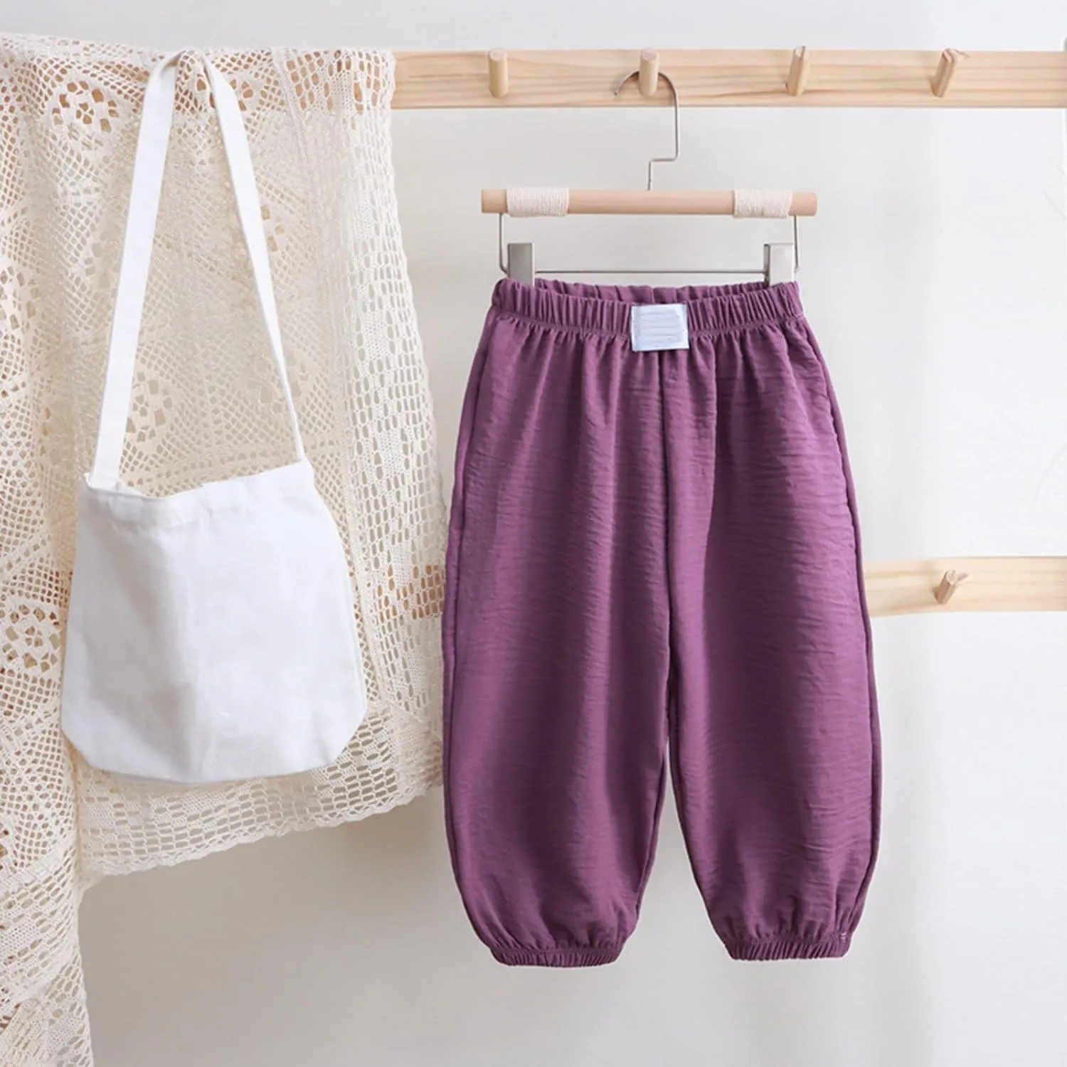 Kids Trousers Pants Boys Girls Activewear Breathable Cinch Bottom Sweatpants Athletic Joggers Lounge