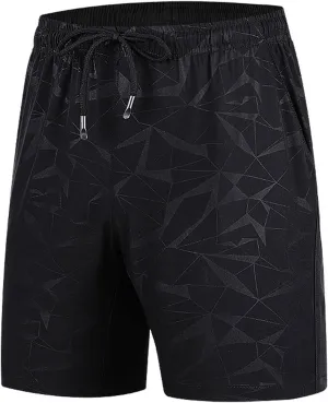 Lastesso Mens Basketball Shorts Lightweight Printing Shorts Quick Dry Athletic Workout Gym Shorts with Drawstring Clothes