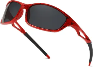 Long Keeper Polarized Sport Sunglasses - Women Men Running Driving Fishing Sunglasses Wrap Around Hiking Sun Glasses