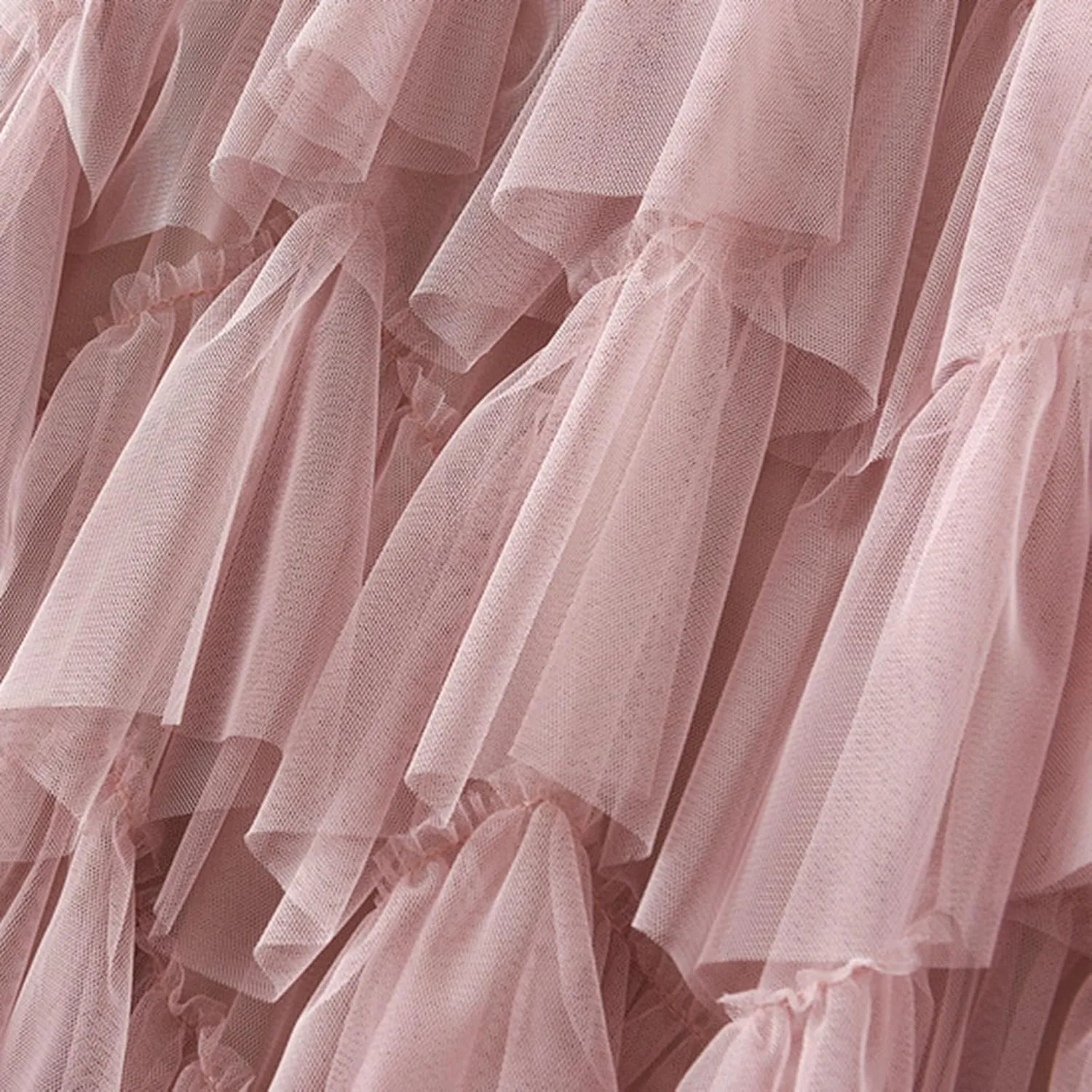 Long Skirts for Women Chiffon Layer Tiered Elegant Fairy Tulle Formal Party Dance Skirts