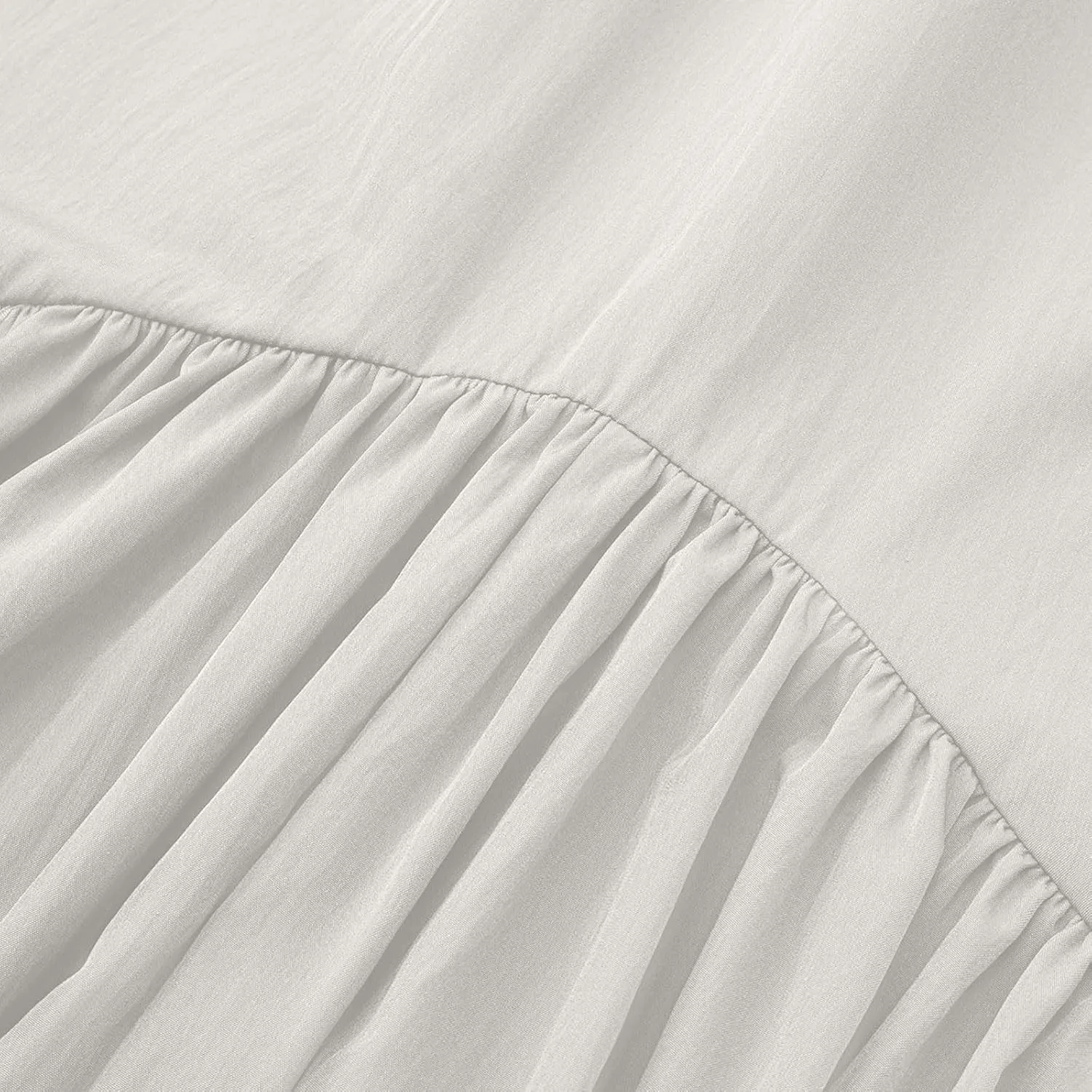 Long Skirts for Women Solid High Waisted Pleated Renaissance Skirt Casual Summer Fashion Flowy Tiered A-Line Skirts