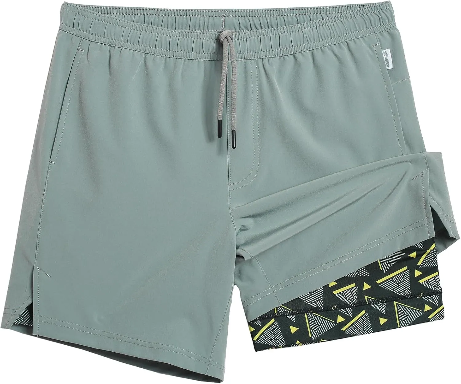 maamgic Gym Shorts for Men 7 inch with Liner Stretch 2 in 1 Workout Shorts Men Quick Dry Athletic Shorts