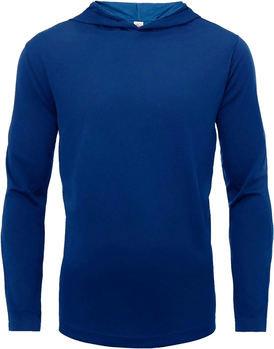 Men Hooded Long Sleeve T Shirts Pack Quick Dry Odor Protection Running Activewear Workout Performance Tee Shirts