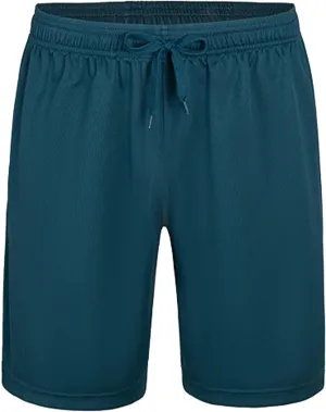 Mens 5" Shorts Athletic Gym Mesh Quick Dry Basketball Shorts with Zippered Pockets for Running Casual Activewear