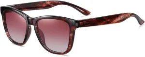 Men's and women's sunglasses Women Polarized Sunglasses Eyeglasses Frames Men Sun Glasses Bohemian Camping Beach Sports Visor Eyewear,Nebula red,CN