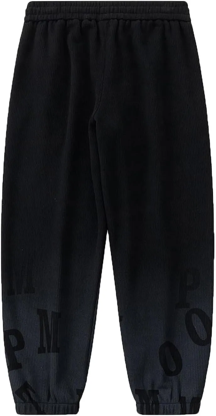 Men's Baggy Sweatpants Color Block Drawstring Sweatpants Casual Loose Lounge Sweat Pants Cargo Joggers with Pockets