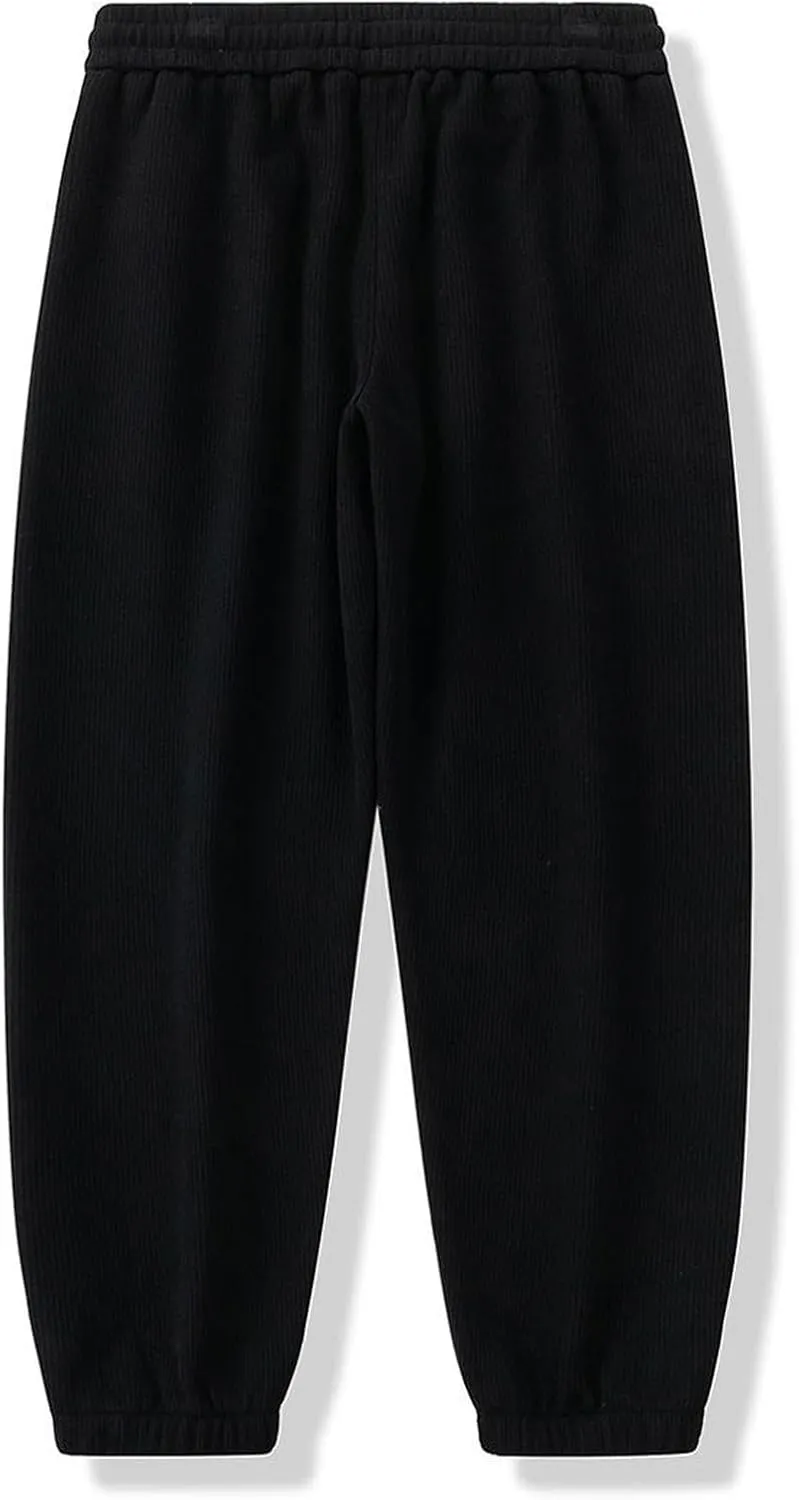 Men's Baggy Sweatpants Color Block Drawstring Sweatpants Casual Loose Lounge Sweat Pants Cargo Joggers with Pockets