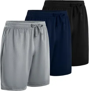 Men’s Basketball Shorts Running Athletic Workout Shorts with Pockets Quick Dry and Loose Fit
