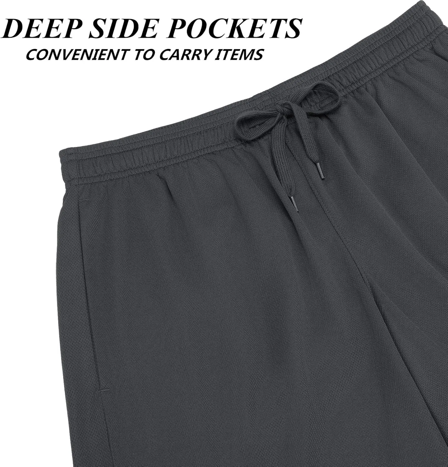 Men’s Basketball Shorts Running Athletic Workout Shorts with Pockets Quick Dry and Loose Fit
