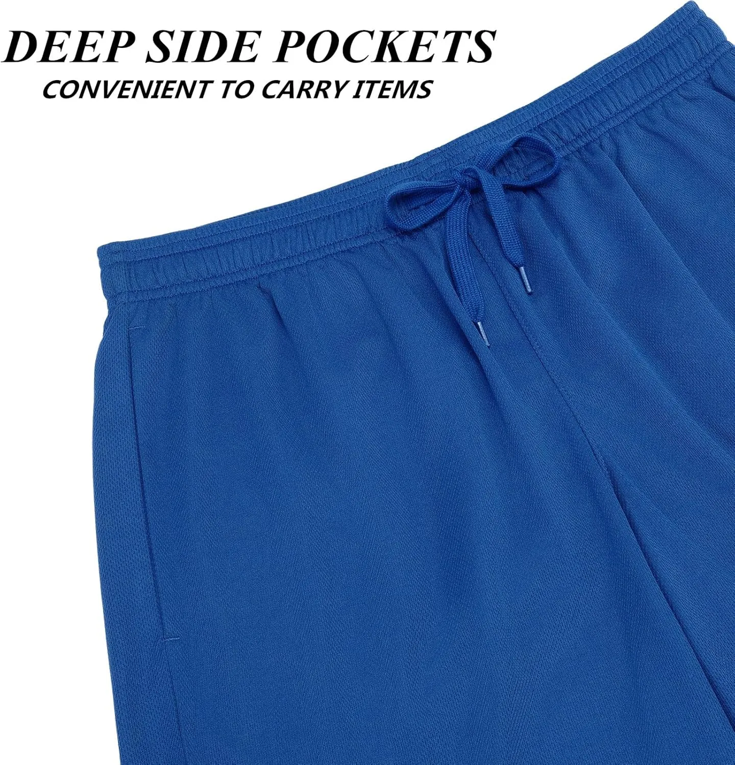 Men’s Basketball Shorts Running Athletic Workout Shorts with Pockets Quick Dry and Loose Fit