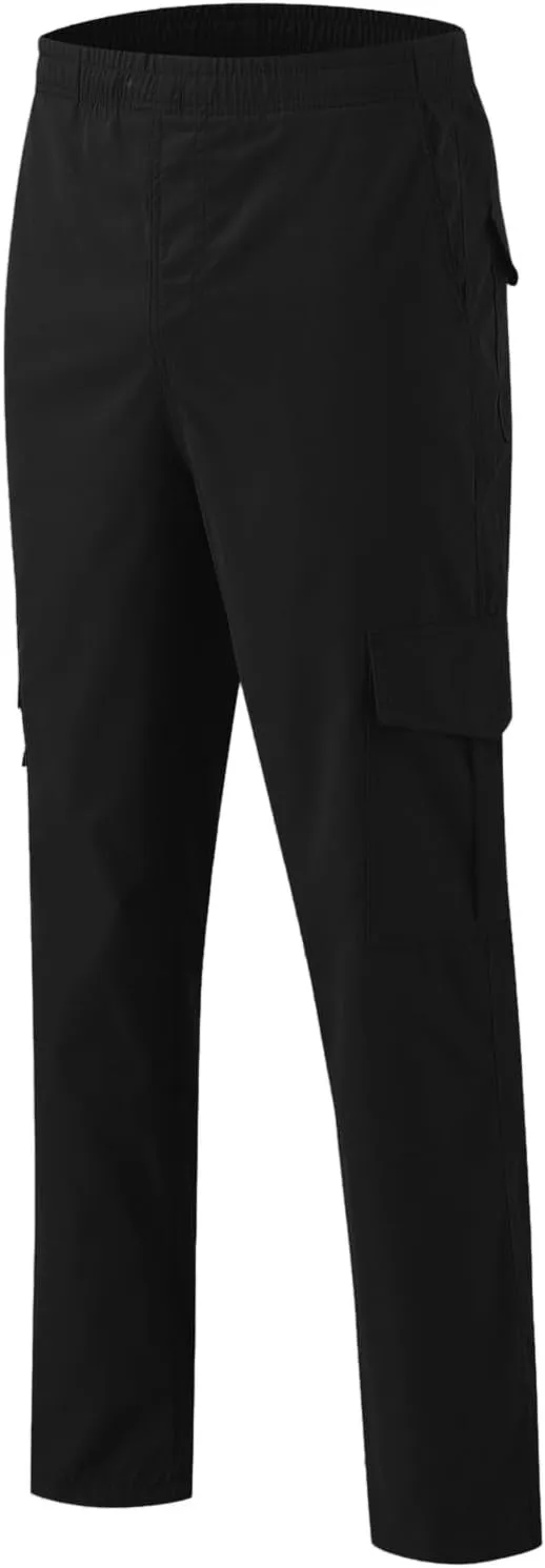 Men's Cargo Pants Jogger Hiking Sweatpants Casual Athletic Outdoor Cotton Trousers Relaxed Fit with Pockets