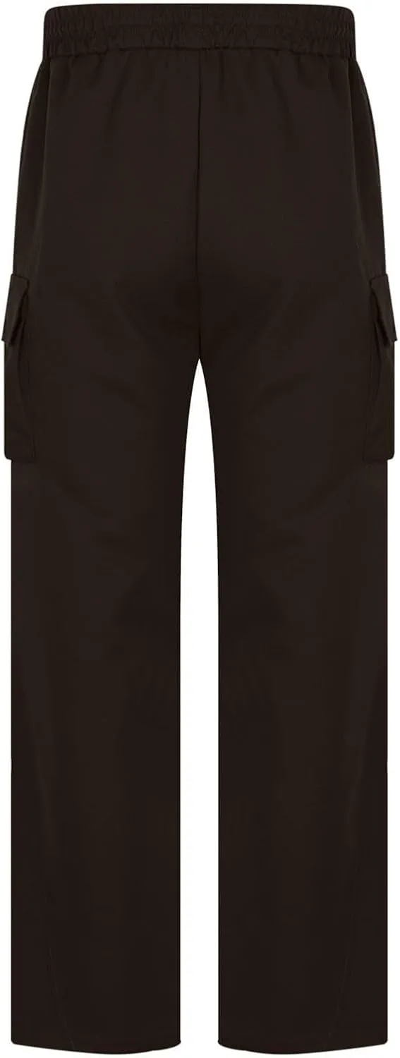Mens Cargo Pants Relaxed Fit Camping Outdoor Drawstring Trousers for Men Travel Athletic Tapered Joggers