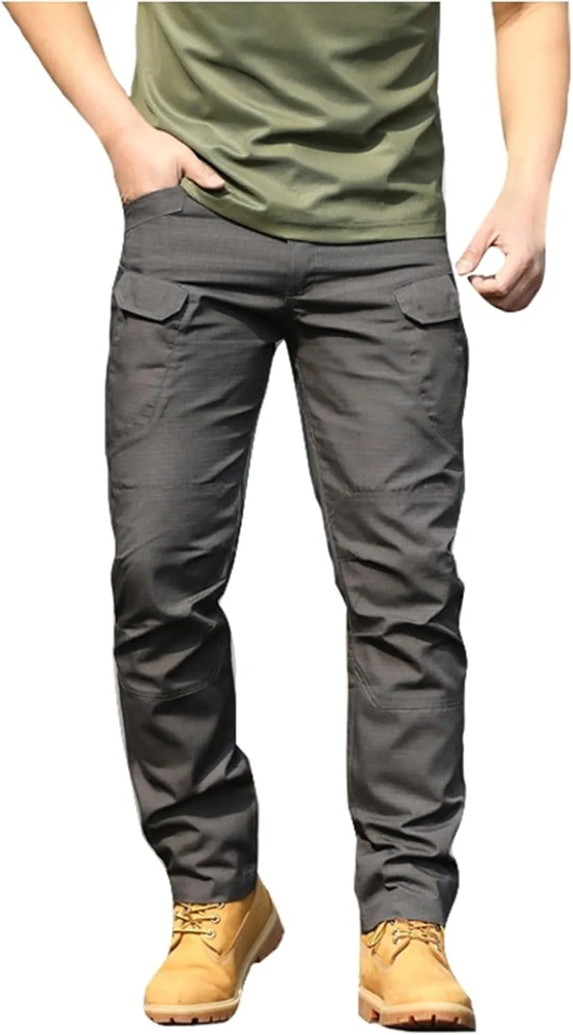 Mens Cargo Pants Relaxed Fit Casual Comfortable Lightweight Breathable Elastic Waist Workout Sweatpants Joggers