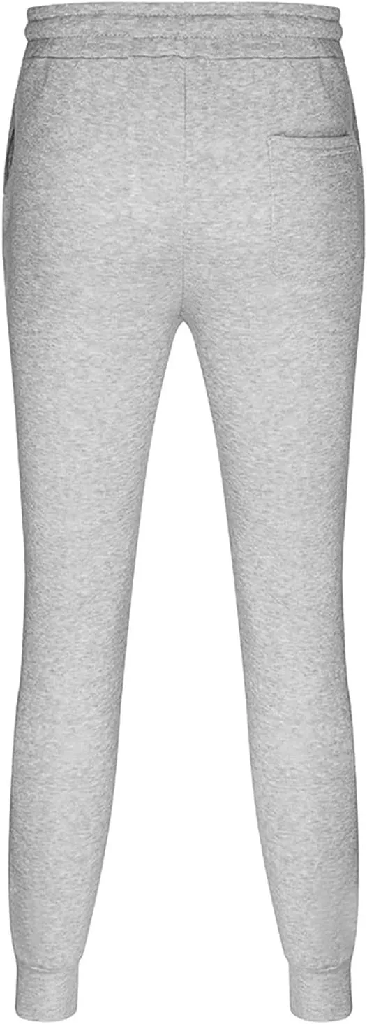 Mens Corduroy Cargo Pants, Baggy Casual Sweatpants, Athletic Drawstring Elastic Waist Relaxed Fit Pants with Pockets