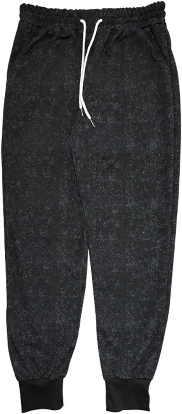 Mens Fleece Sweatpants Baggy Cargo Joggers Loose Fit Casual Drawstring Elastic Waist Sweat Pants Gym Athletic Pockets