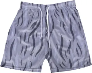 Men's Graphic Basketball Shorts - Breathable Mesh Workout Shorts, Quick-Dry Gym & Beach, Streetwear Casual Athletic Shorts