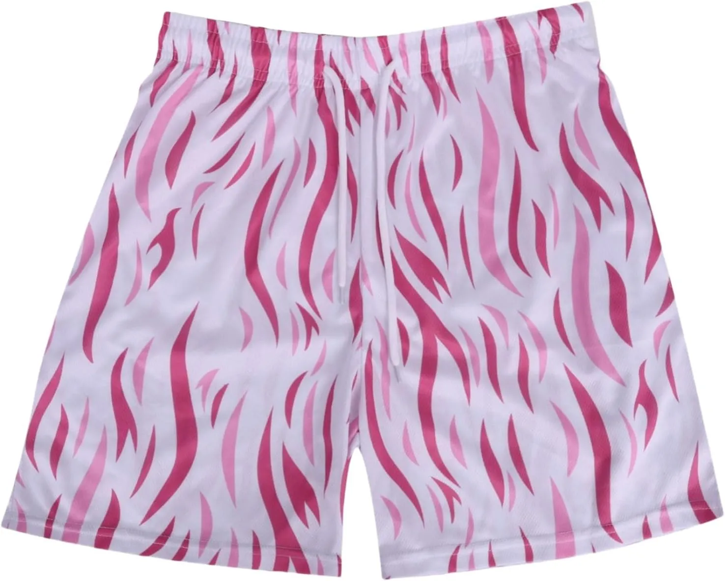 Men's Graphic Basketball Shorts - Breathable Mesh Workout Shorts, Quick-Dry Gym & Beach, Streetwear Casual Athletic Shorts