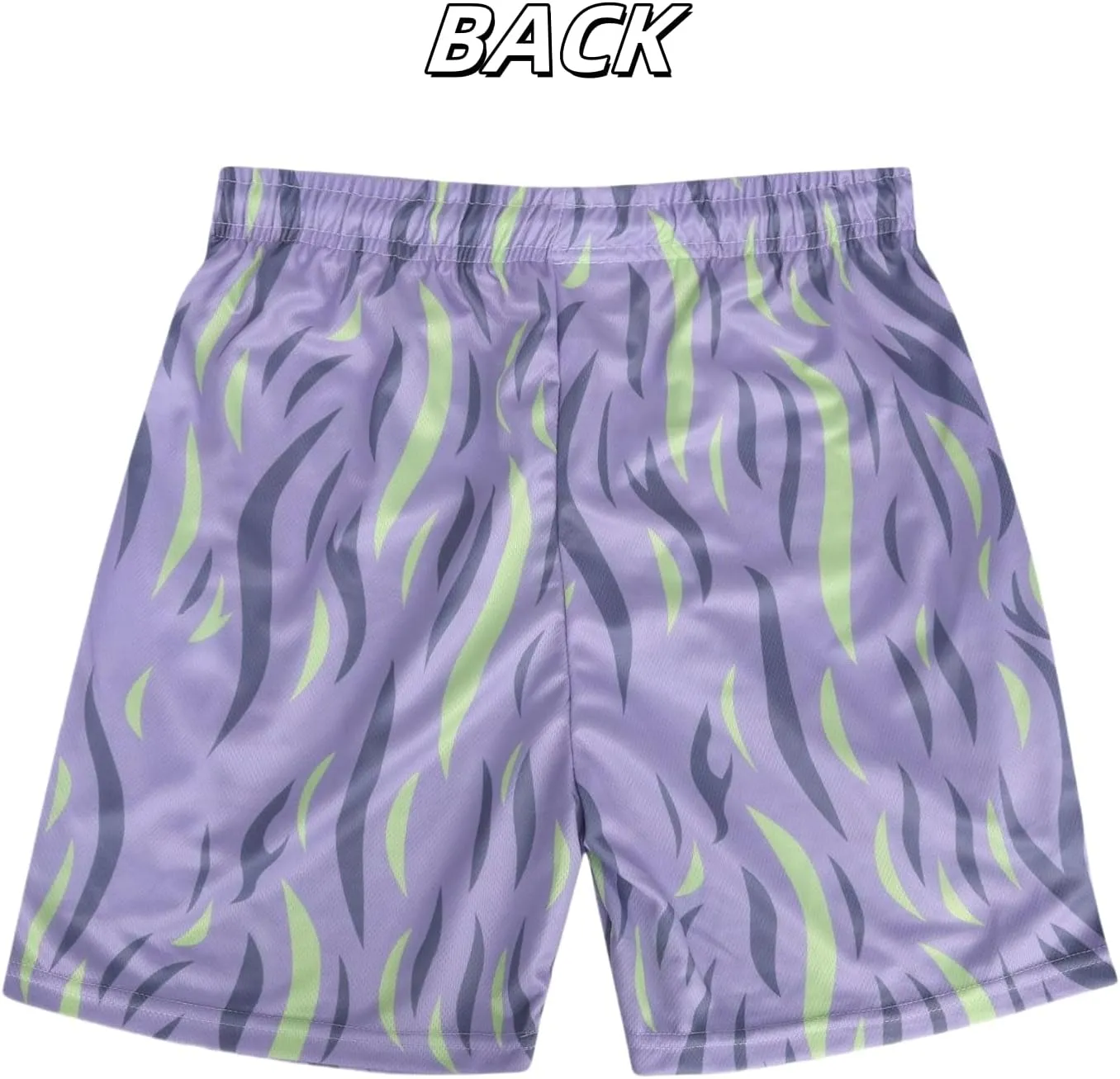 Men's Graphic Basketball Shorts - Breathable Mesh Workout Shorts, Quick-Dry Gym & Beach, Streetwear Casual Athletic Shorts