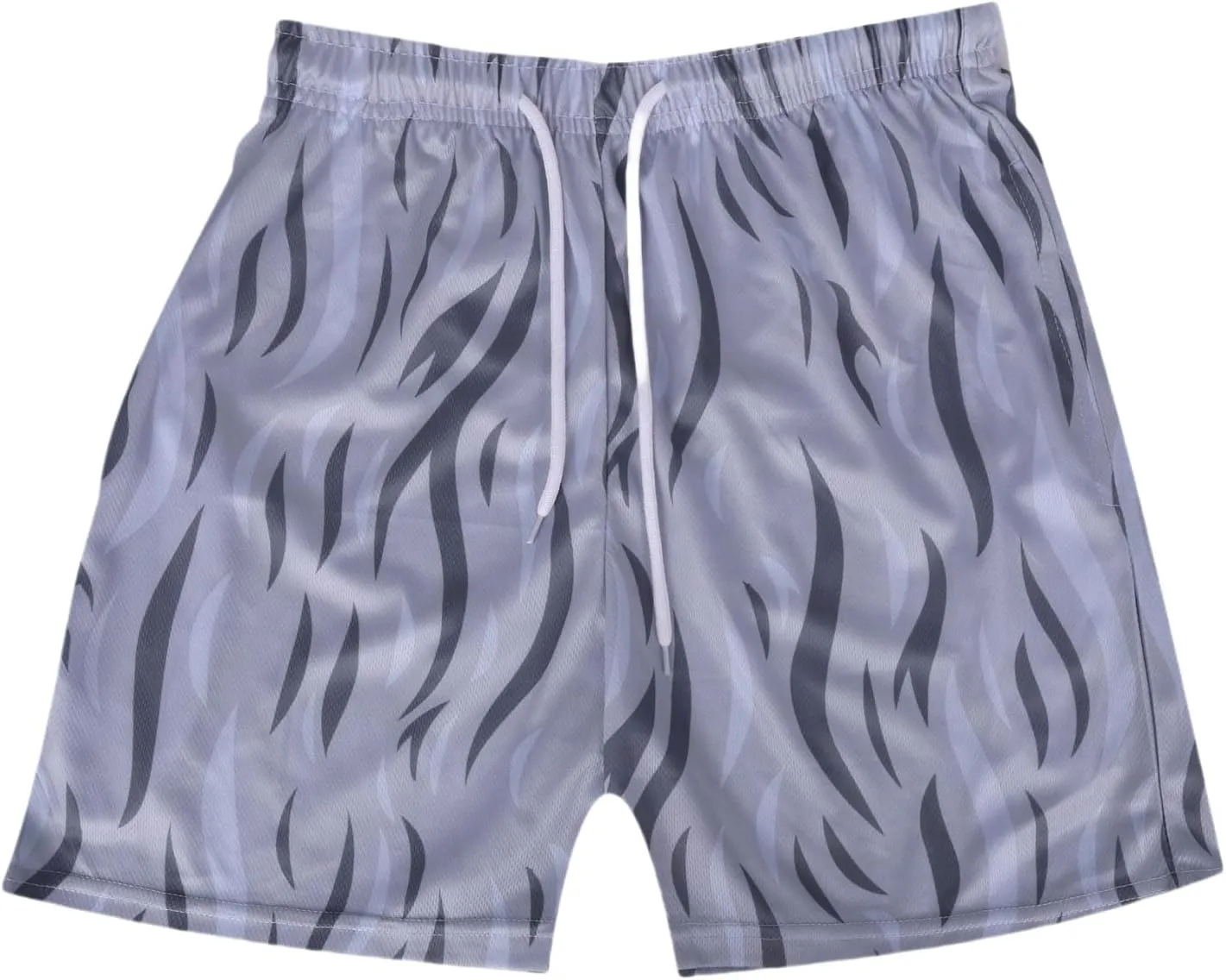 Men's Graphic Basketball Shorts - Breathable Mesh Workout Shorts, Quick-Dry Gym & Beach, Streetwear Casual Athletic Shorts