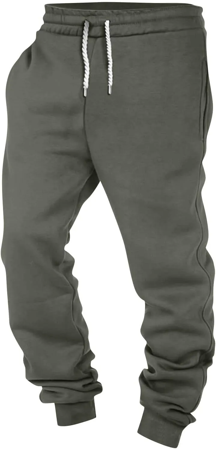 Mens Joggers Loose Fit Vintage Streetwear Cargo Joggers Men Lounge Tapered Elastic Waist Pants