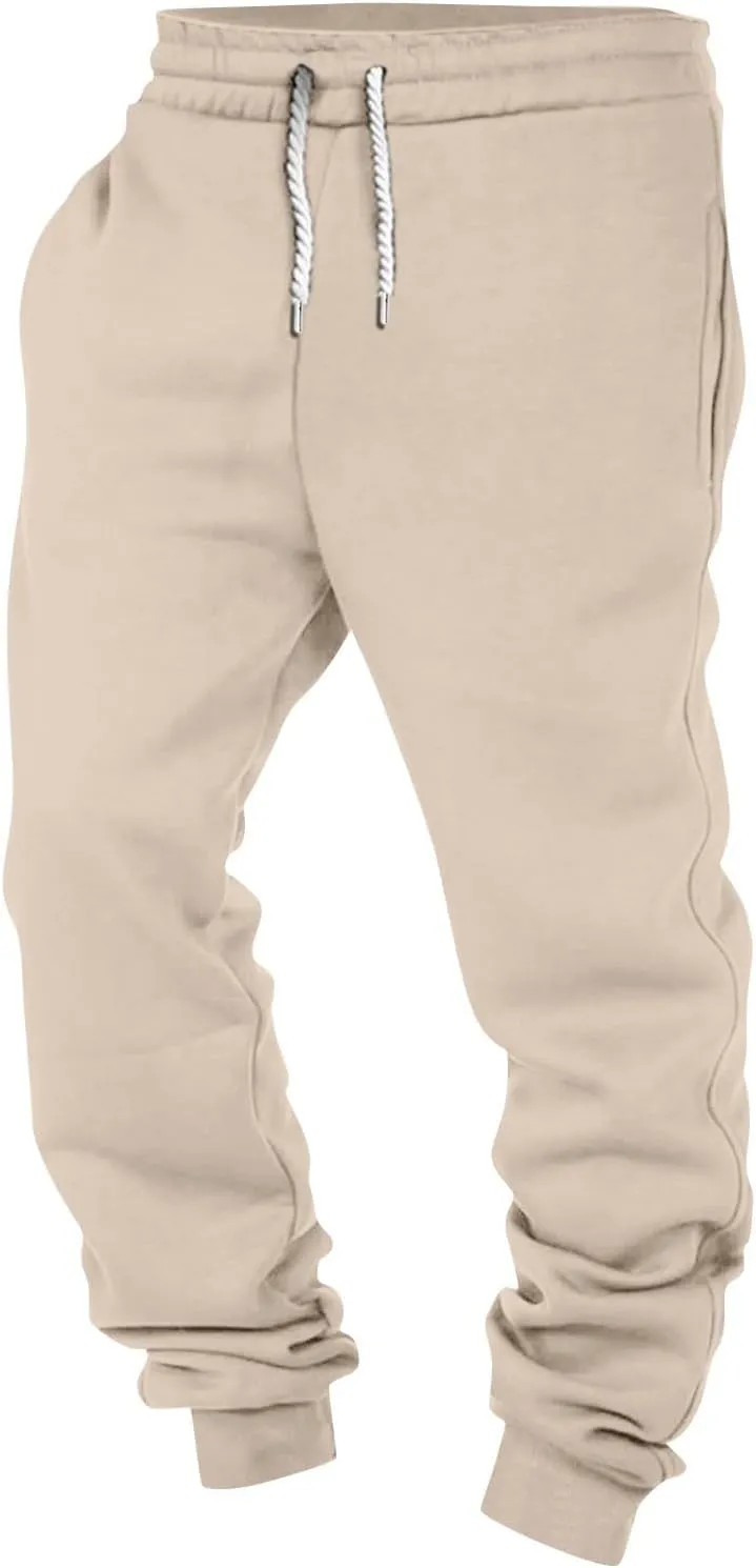 Mens Joggers Loose Fit Vintage Streetwear Cargo Joggers Men Lounge Tapered Elastic Waist Pants