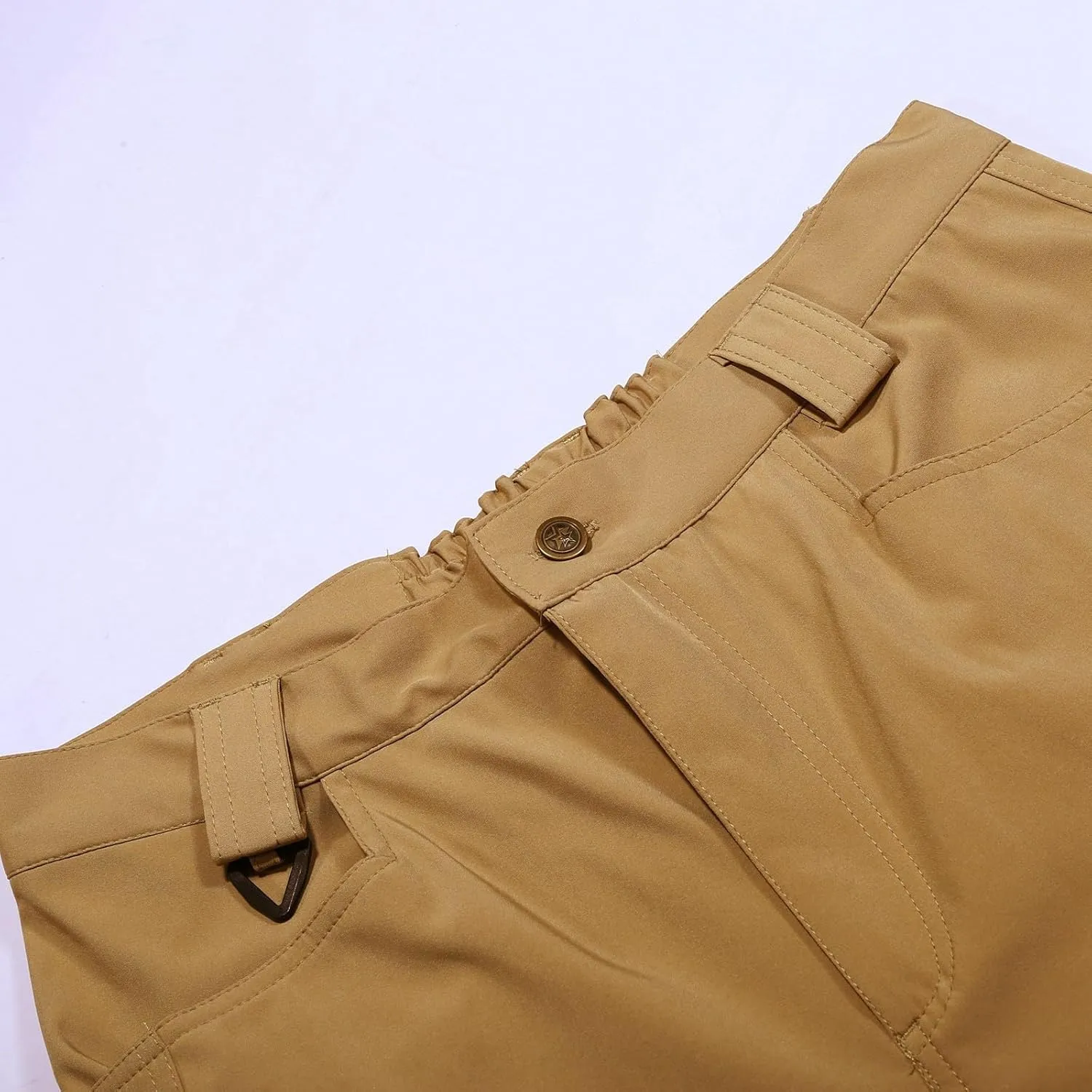 Men's Lightweight Cargo Pants Straight Leg Athletic Tactical Joggers Relaxed Fit Overalls Hiking Work Trousers
