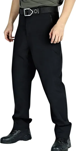 Men's Lightweight Cargo Pants Straight Leg Athletic Tactical Joggers Relaxed Fit Overalls Hiking Work Trousers