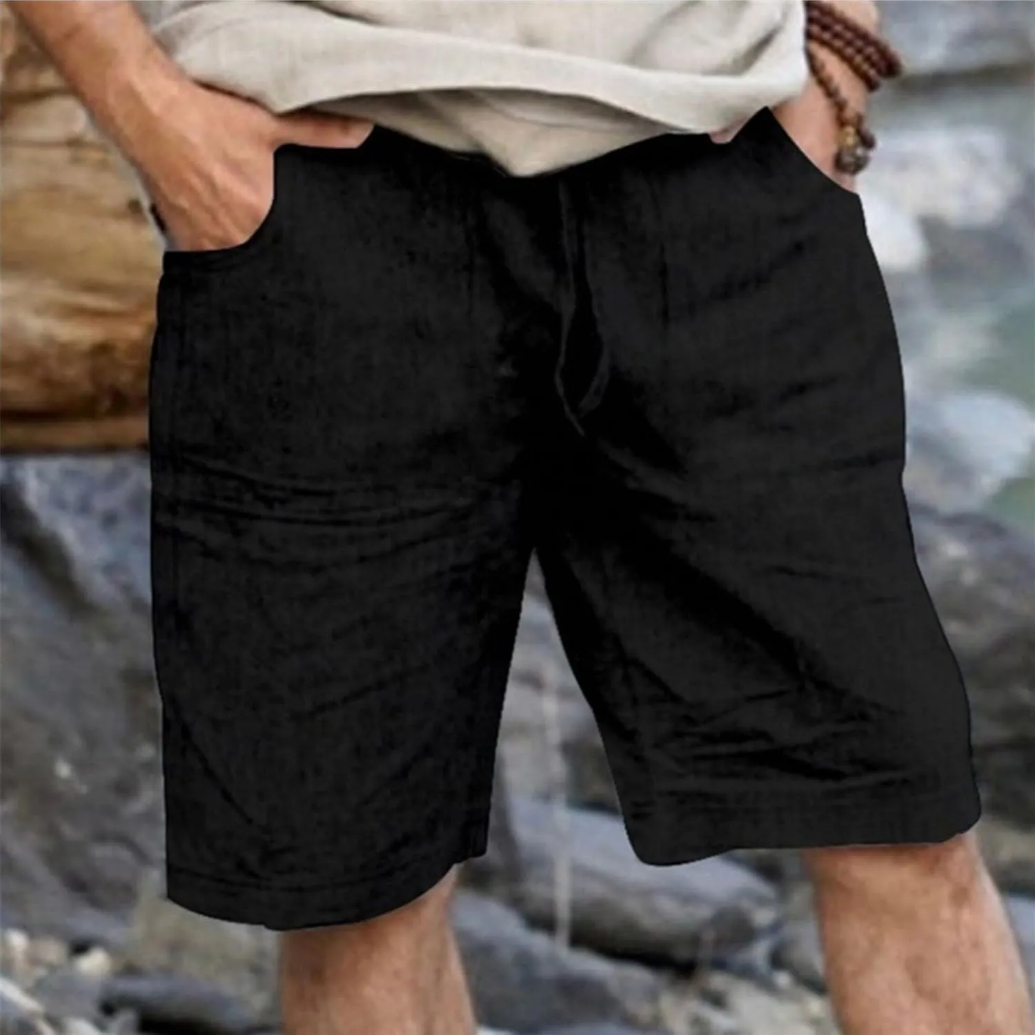 Mens Lounge Shorts Quick Dry Loose Fit Comfortable and Lightweight High Waisted Shorts 2025 Summer