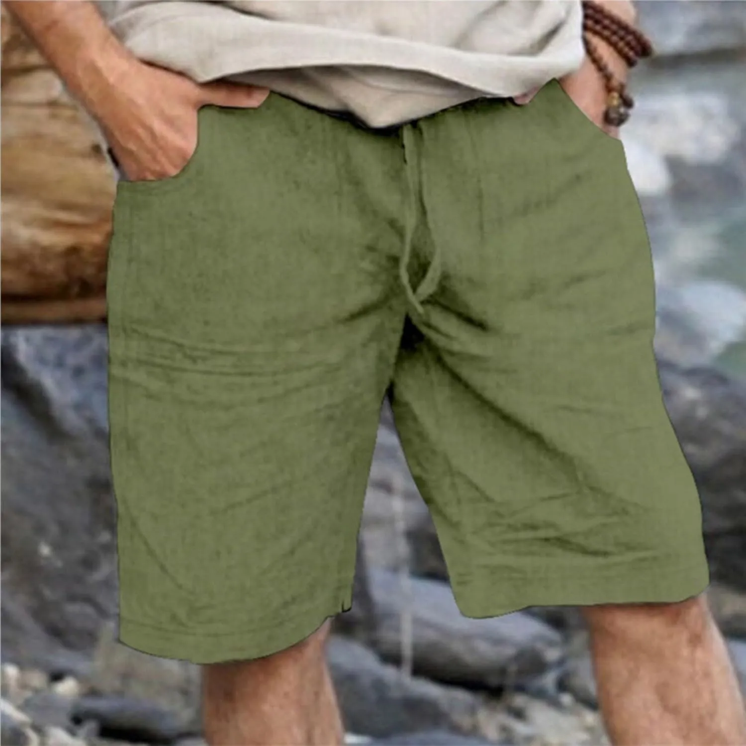 Mens Lounge Shorts Quick Dry Loose Fit Comfortable and Lightweight High Waisted Shorts 2025 Summer