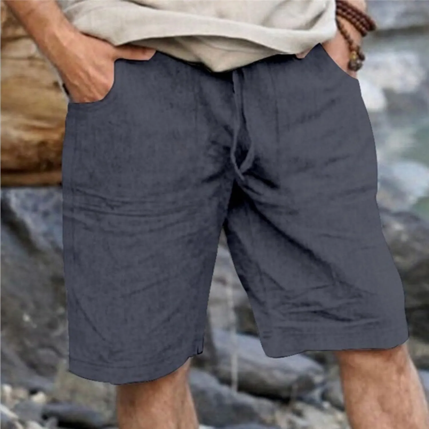 Mens Lounge Shorts Quick Dry Loose Fit Comfortable and Lightweight High Waisted Shorts 2025 Summer