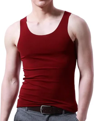 Mens Muscle Shirts Sleeveless Quick Dry Tank Tops Summer Ice Silk Breathable Activewear Undershirt Stretch Loose Fit