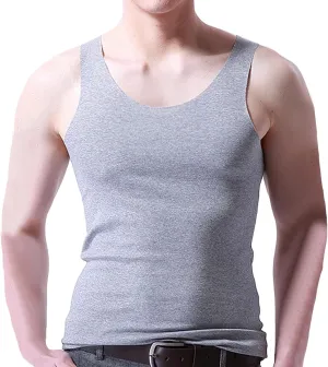 Mens Muscle Shirts Sleeveless Quick Dry Tank Tops Summer Ice Silk Breathable Activewear Undershirt Stretch Loose Fit