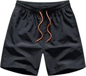 Men's Quick Dry Loose Fit Active Shorts Lightweight Bodybuilding Athletic Shorts Running Shorts for Workout