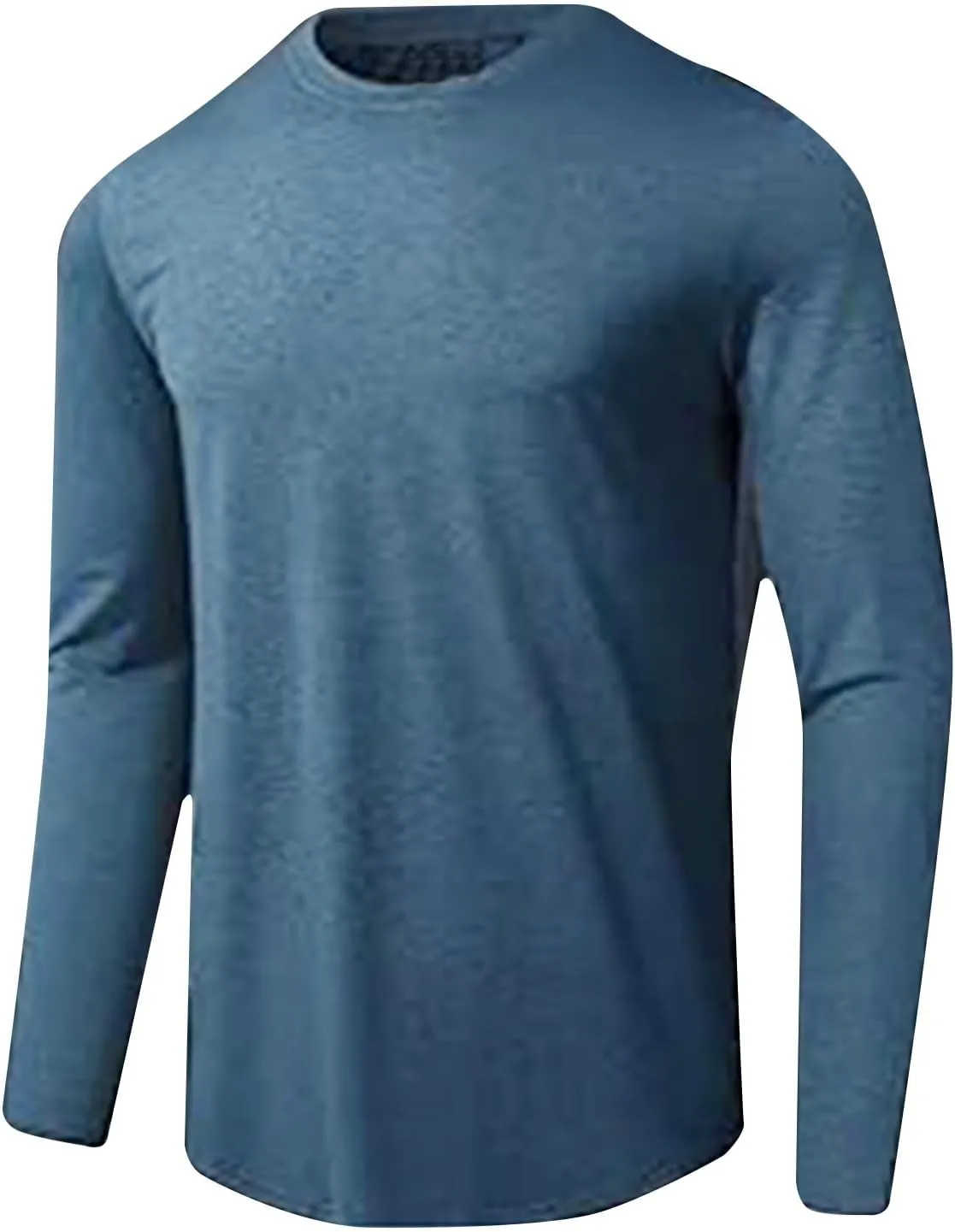 Men's Rash Guard Shirt SPF Sun Protection Long Sleeve Shirts Lightweight Breathable Quick Dry Fishing Swim T-Shirts