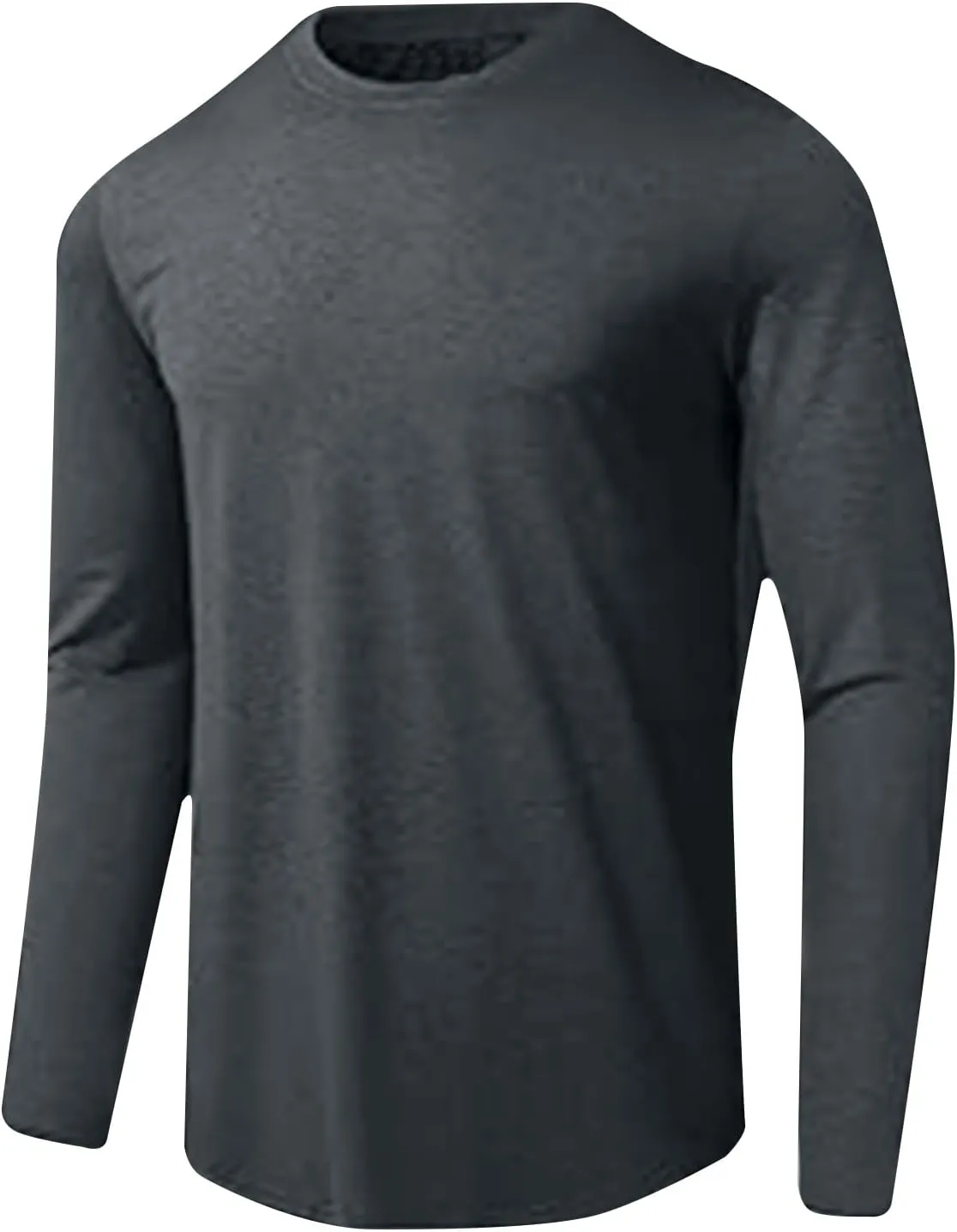 Men's Rash Guard Shirt SPF Sun Protection Long Sleeve Shirts Lightweight Breathable Quick Dry Fishing Swim T-Shirts